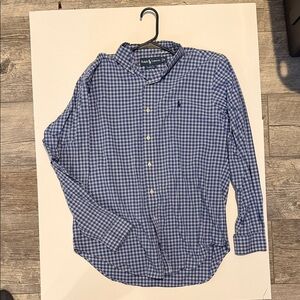 Ralph Lauren Men's Blue Plaid Shirt
